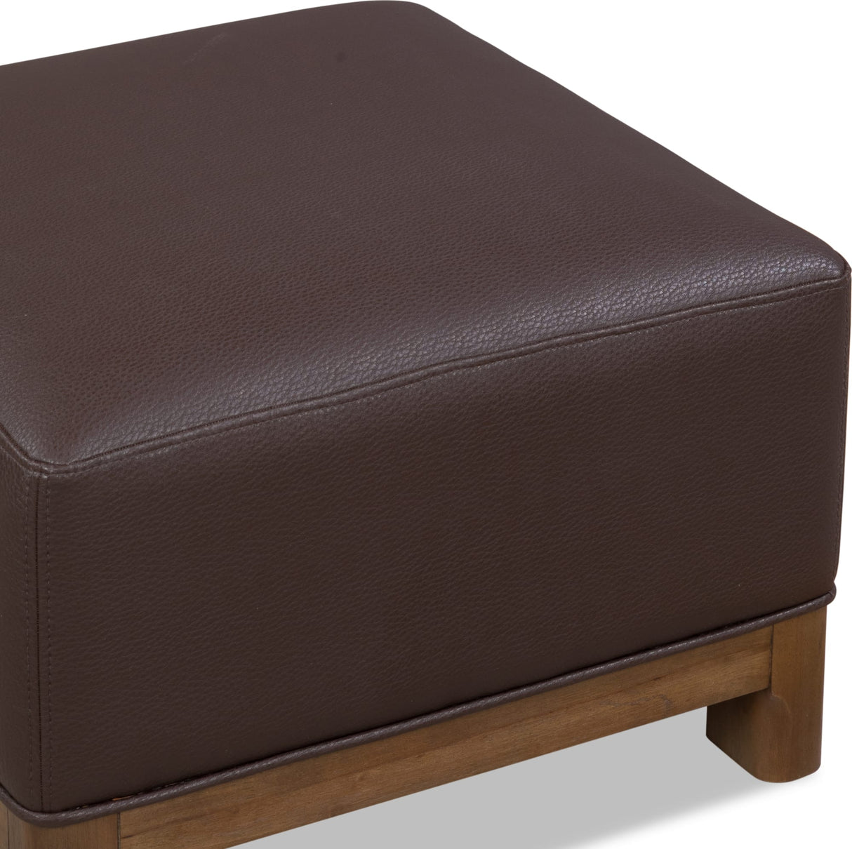 Arden Tavern Brown Upholstered Ottoman by Modus Furniture at Eve Furniture
