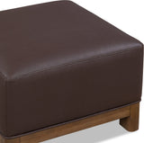 Arden Tavern Brown Upholstered Ottoman by Modus Furniture at Eve Furniture