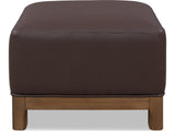 Arden Tavern Brown Upholstered Ottoman by Modus Furniture at Eve Furniture