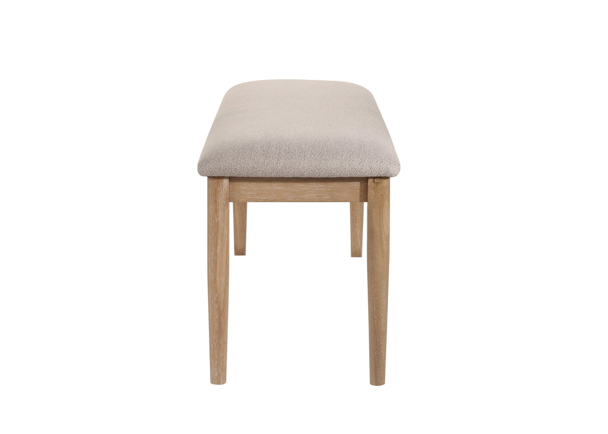 Arden Warm Wood and Beige Dining Set by Crown Mark at Eve Furniture
