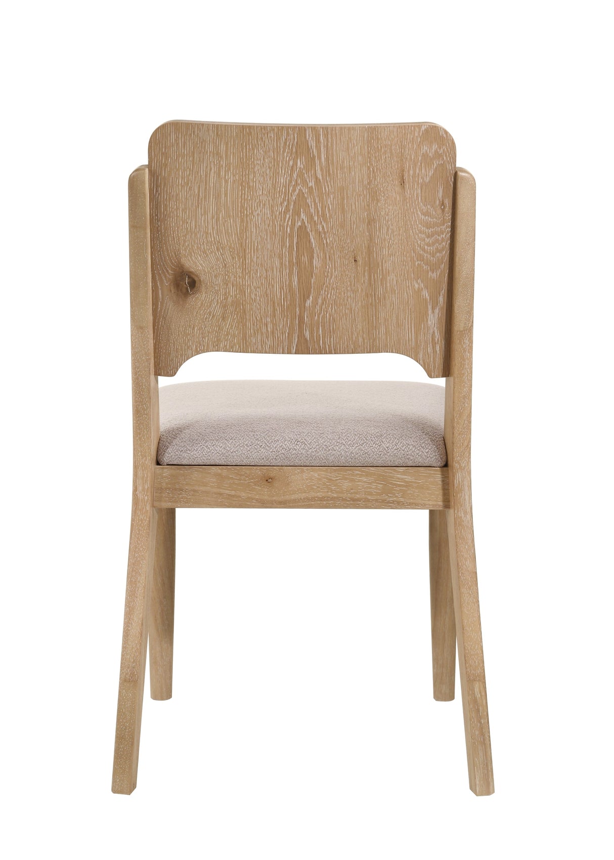Arden Warm Wood and Beige Dining Side Chair, Set of 2 by Crown Mark at Eve Furniture