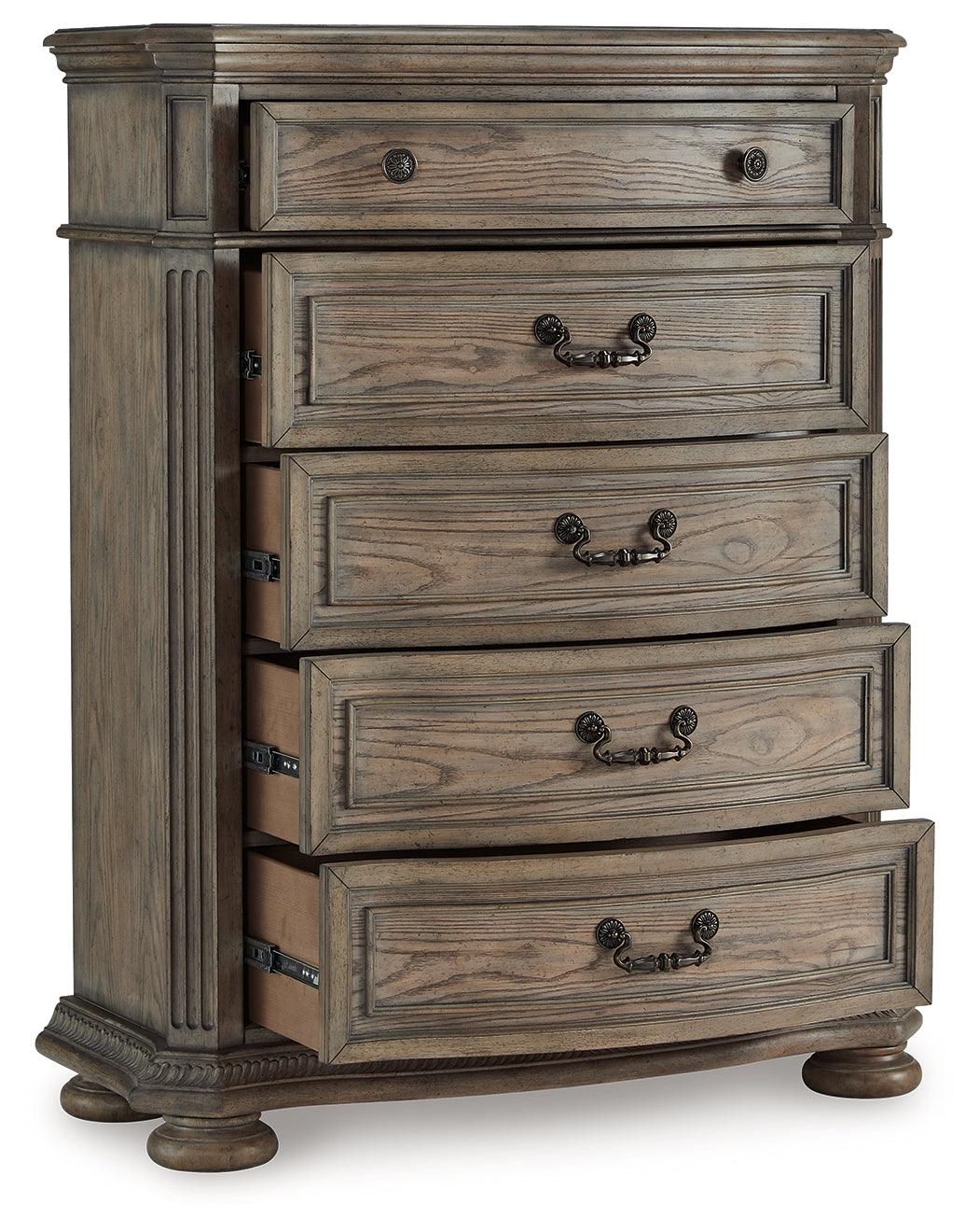 Ardenfield Light Brown Chest of Drawers by Ashley at Eve Furniture