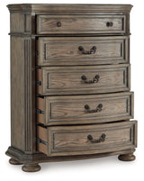 Ardenfield Light Brown Chest of Drawers by Ashley at Eve Furniture