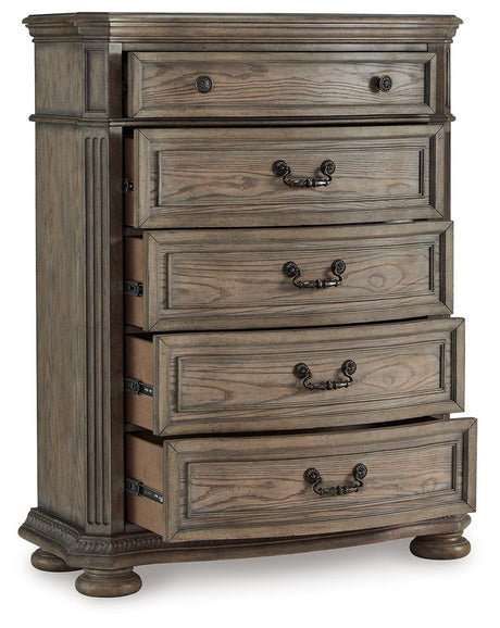 Ardenfield Light Brown Chest of Drawers by Ashley at Eve Furniture