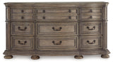 Ardenfield Light Brown Dresser by Ashley at Eve Furniture