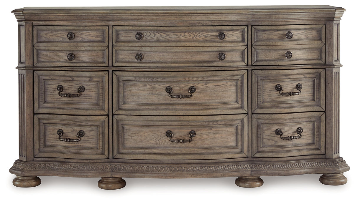 Ardenfield Light Brown Dresser