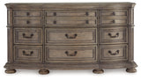 Ardenfield Light Brown Dresser