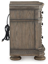Ardenfield Light Brown Nightstand by Ashley at Eve Furniture
