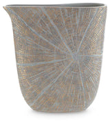 Ardenley Antique Gold Finish Vase by Ashley at Eve Furniture