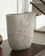 Ardenley Antique Gold Finish Vase by Ashley at Eve Furniture