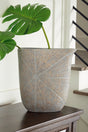 Ardenley Antique Gold Finish Vase by ASHLEY FURNITURE at Eve Furniture