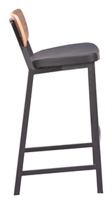 Ardenne Black & Brown Barstool (Set of 2) by Zuomod at Eve Furniture