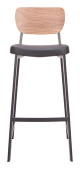 Ardenne Black & Brown Barstool (Set of 2) by Zuomod at Eve Furniture