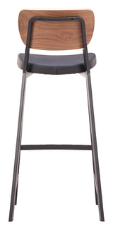 Ardenne Black & Brown Barstool (Set of 2) by Zuomod at Eve Furniture