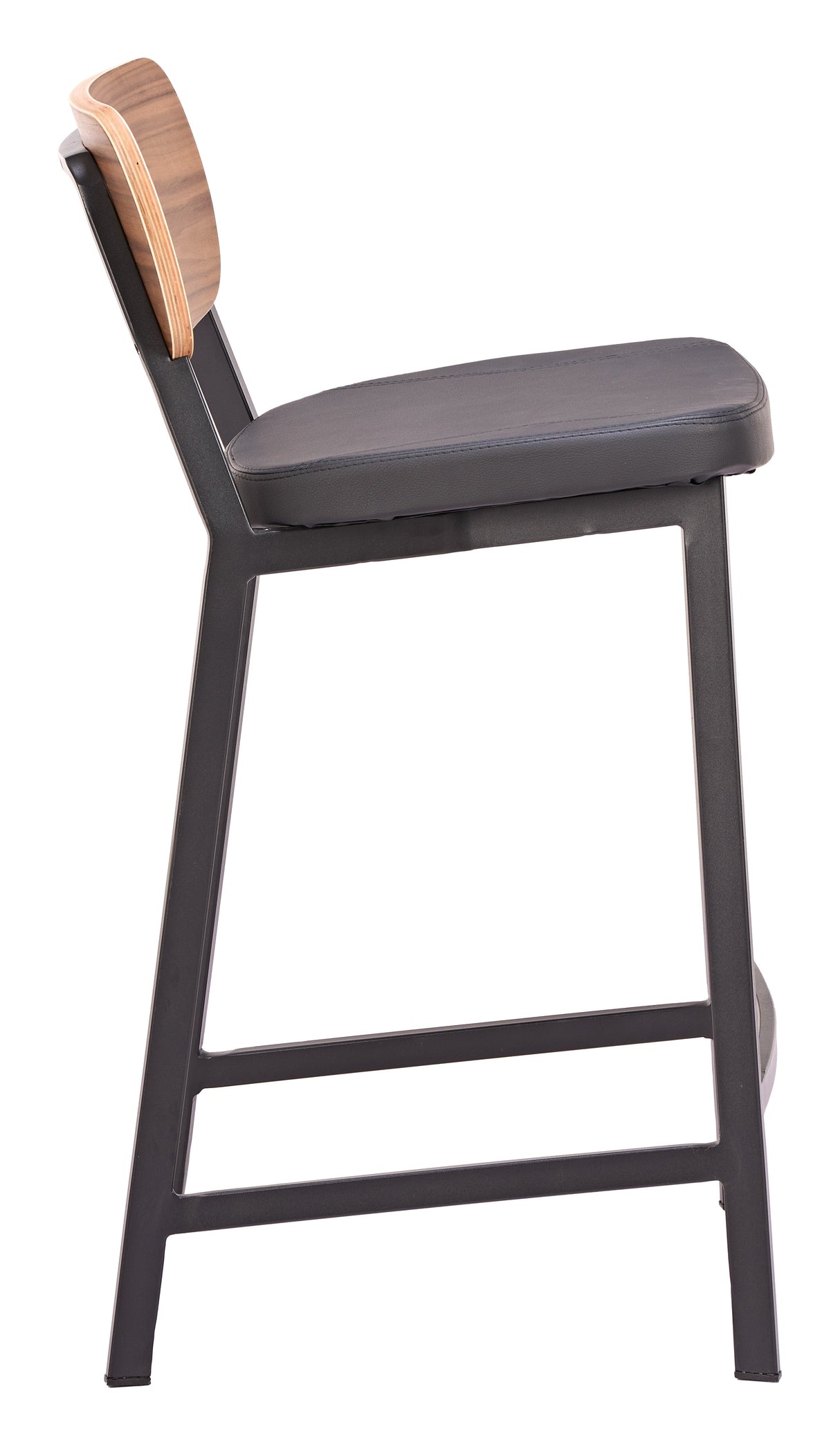 Ardenne Black & Brown Counter Stool (Set of 2) by Zuomod at Eve Furniture
