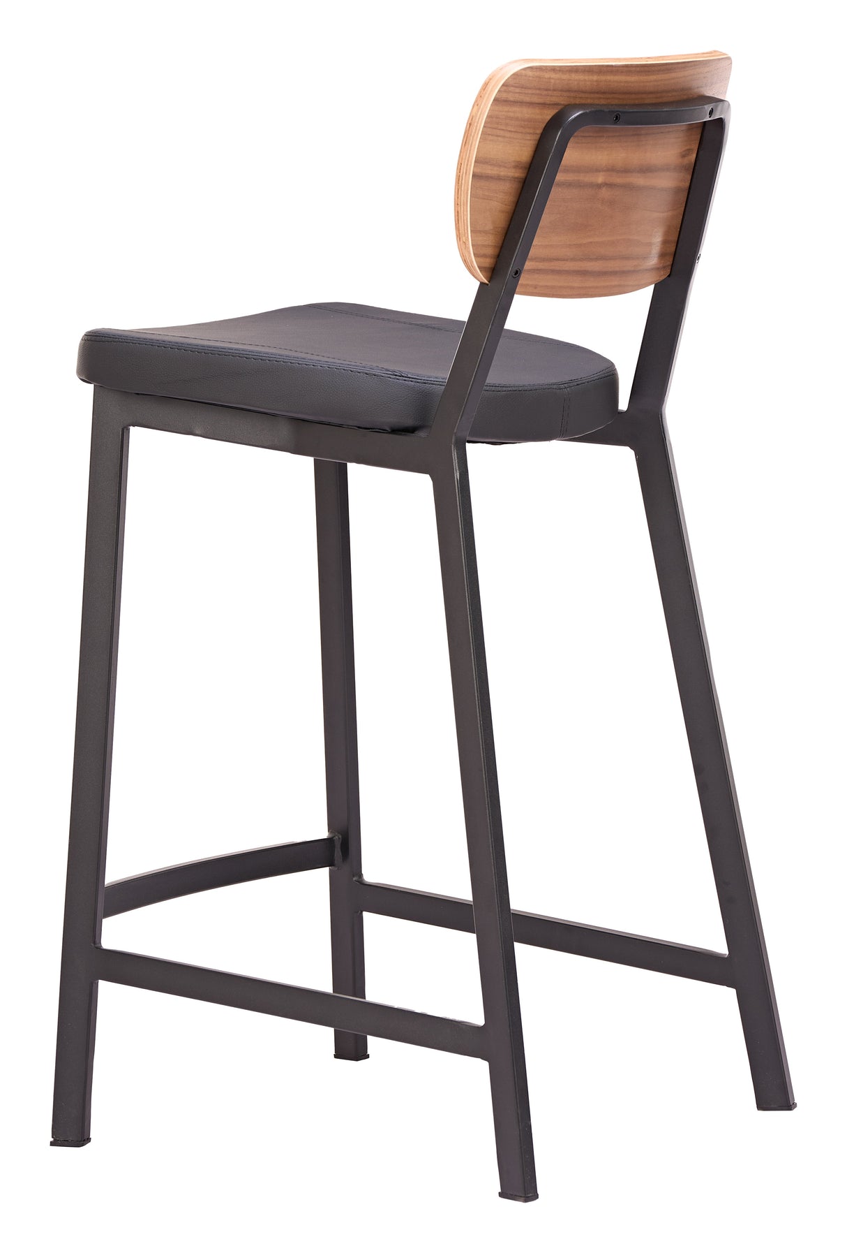 Ardenne Black & Brown Counter Stool (Set of 2) by Zuomod at Eve Furniture