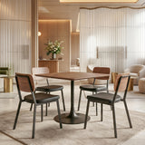 Ardenne Black & Brown Dining Chair (Set of 4) by Zuomod at Eve Furniture