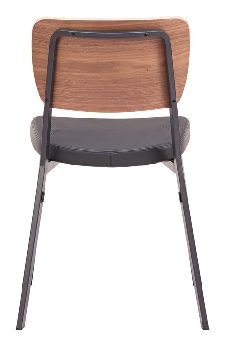 Ardenne Black & Brown Dining Chair (Set of 4) by Zuomod at Eve Furniture