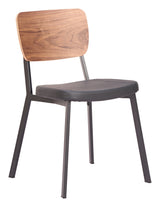 Ardenne Black & Brown Dining Chair (Set of 4) by Zuomod at Eve Furniture
