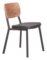 Ardenne Black & Brown Dining Chair (Set of 4) by Zuomod at Eve Furniture