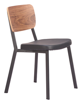 Ardenne Black & Brown Dining Chair (Set of 4) by Zuomod at Eve Furniture
