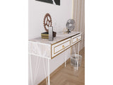 Ardeno London Consol Table White Marble by Furnia at Eve Furniture