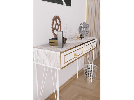Ardeno London Consol Table White Marble by Furnia at Eve Furniture