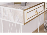 Ardeno London Consol Table White Marble by Furnia at Eve Furniture