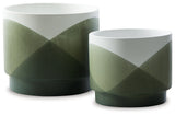 Ardenridge Green/White Planter by ASHLEY FURNITURE at Eve Furniture