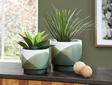 Ardenridge Green/White Planter by ASHLEY FURNITURE at Eve Furniture