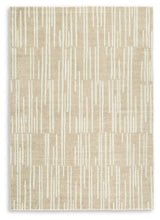 Ardenville Tan/Cream Medium Rug by Ashley at Eve Furniture