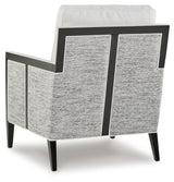 Ardenworth Black/Ivory Accent Chair by Ashley at Eve Furniture