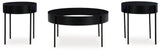 Ardoline Black Table (Set of 3) by Ashley at Eve Furniture