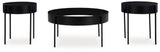 Ardoline Black Table (Set of 3)