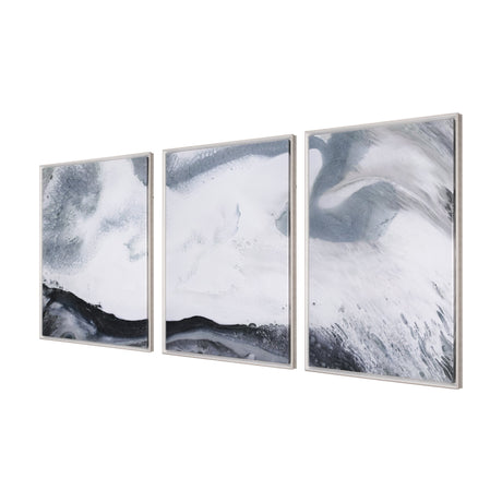 Are One I (Set 3) by Gabrielle Crawford a Hand Embellished Textured Framed Canvas by Mercana at Eve Furniture
