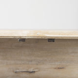 Arelius 36L x 18W x 32H White Wood, Gold Metal Base w/ 2 Glass Doors Accent Cabinet by Mercana at Eve Furniture