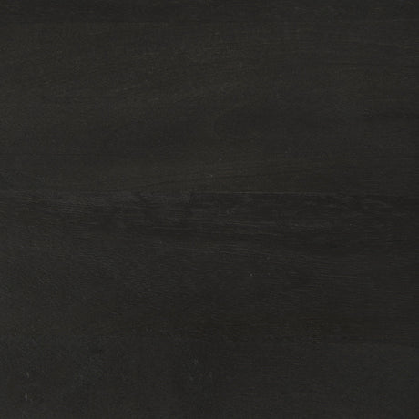 Arelius Black-Brown Wood W/ Black Metal Frame End/Side Table by Mercana at Eve Furniture