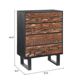 Aremi Brown & Black Chest by Zuomod at Eve Furniture