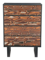 Aremi Brown & Black Chest by Zuomod at Eve Furniture