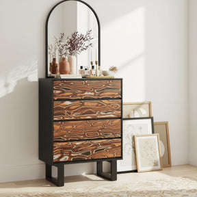 Aremi Brown & Black Chest by Zuomod at Eve Furniture
