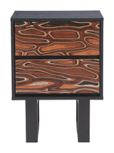 Aremi Brown & Black Nightstand by Zuomod at Eve Furniture