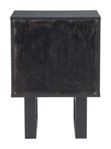 Aremi Brown & Black Nightstand by Zuomod at Eve Furniture