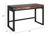 Aremi Desk Black by Zuomod at Eve Furniture