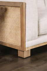 Arendal Beige And Natural 5 Piece Sectional by Furniture of America at Eve Furniture