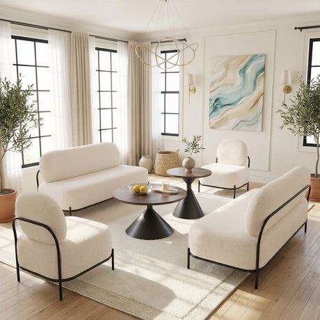 Arendal Vanilla Accent Chair by Zuomod at Eve Furniture