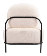 Arendal Vanilla Accent Chair by Zuomod at Eve Furniture