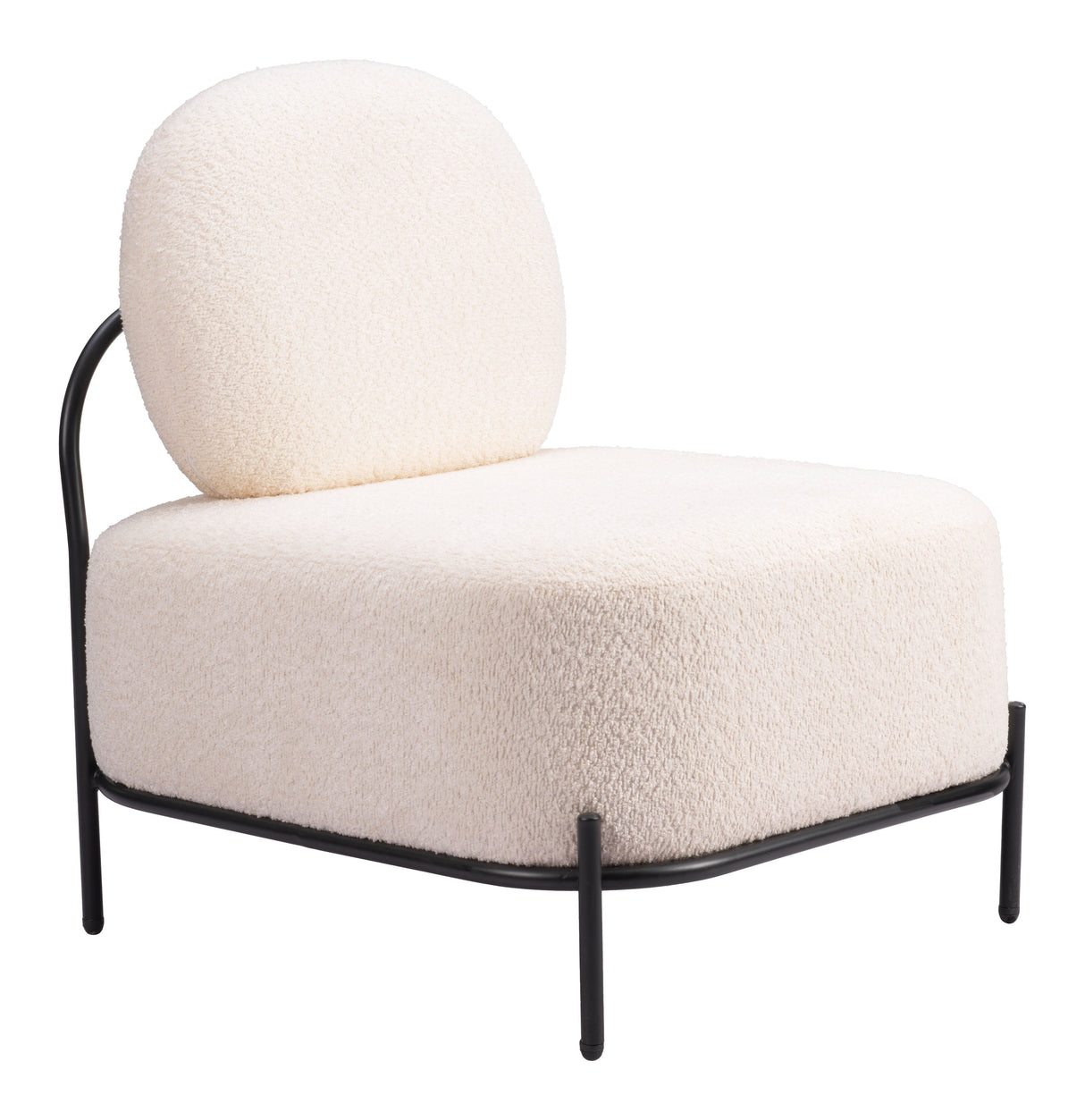 Arendal Vanilla Accent Chair by Zuomod at Eve Furniture