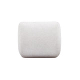 Arezaa Stone White Contract-Grade Basketweave Chenille Armless Chair by TOV Furniture at Eve Furniture