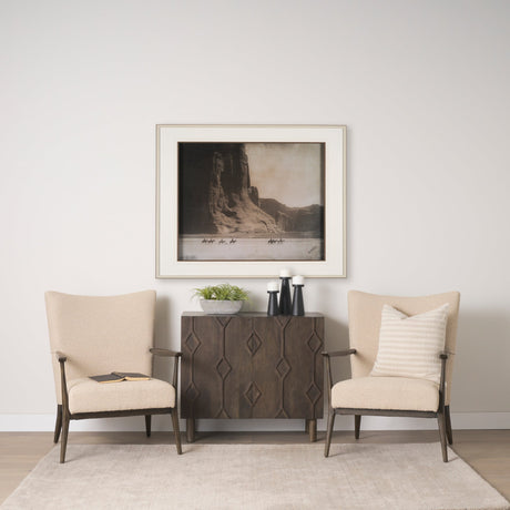 Argent Beige Boucle Accent Chair by Mercana at Eve Furniture