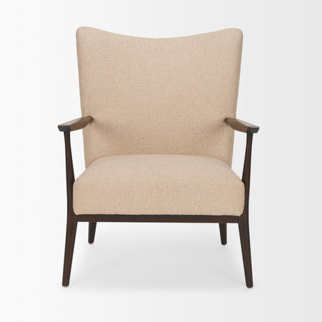Argent Beige Boucle Accent Chair by Mercana at Eve Furniture